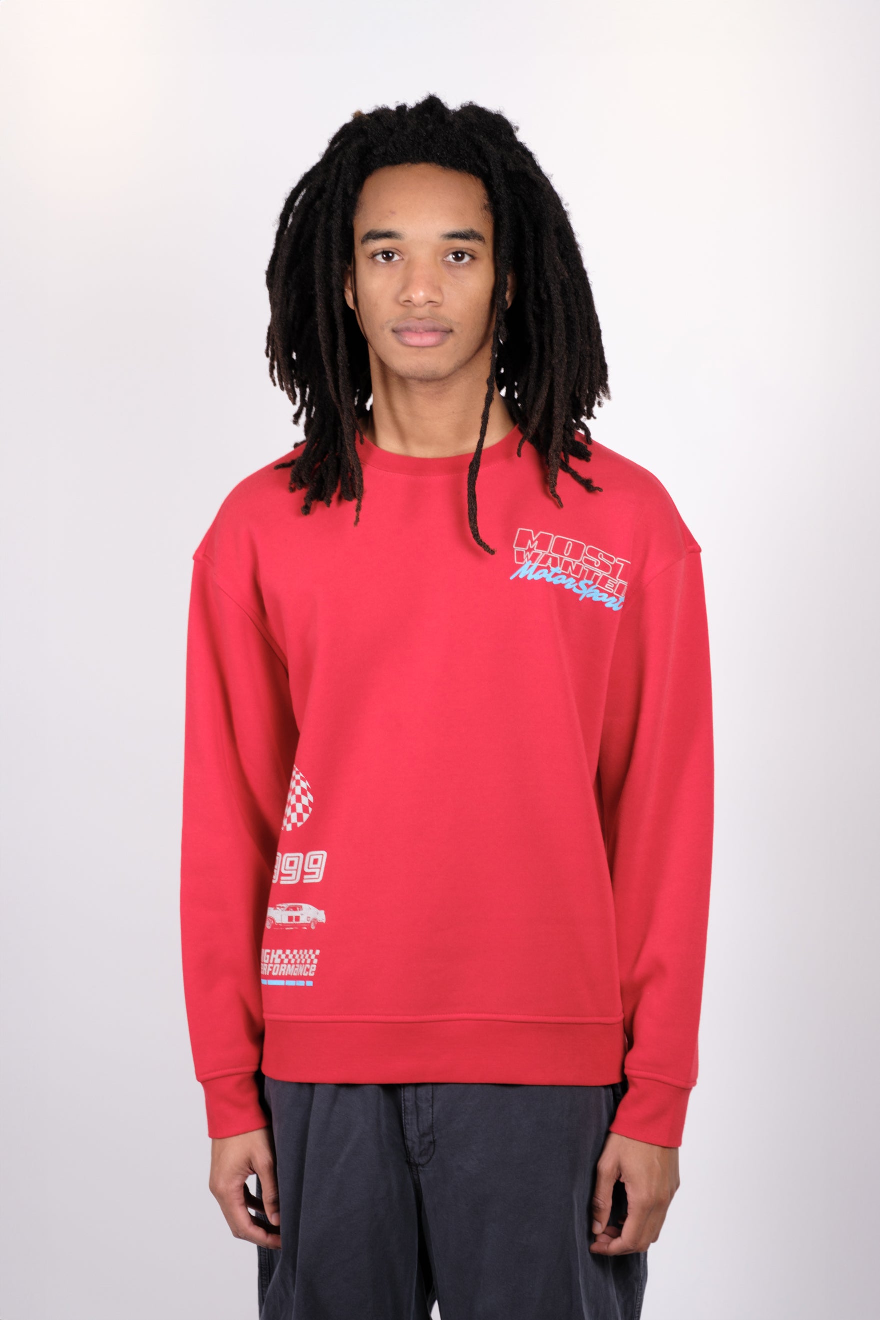 Most Wanted Motorsport Crew Neck Sweatshirt