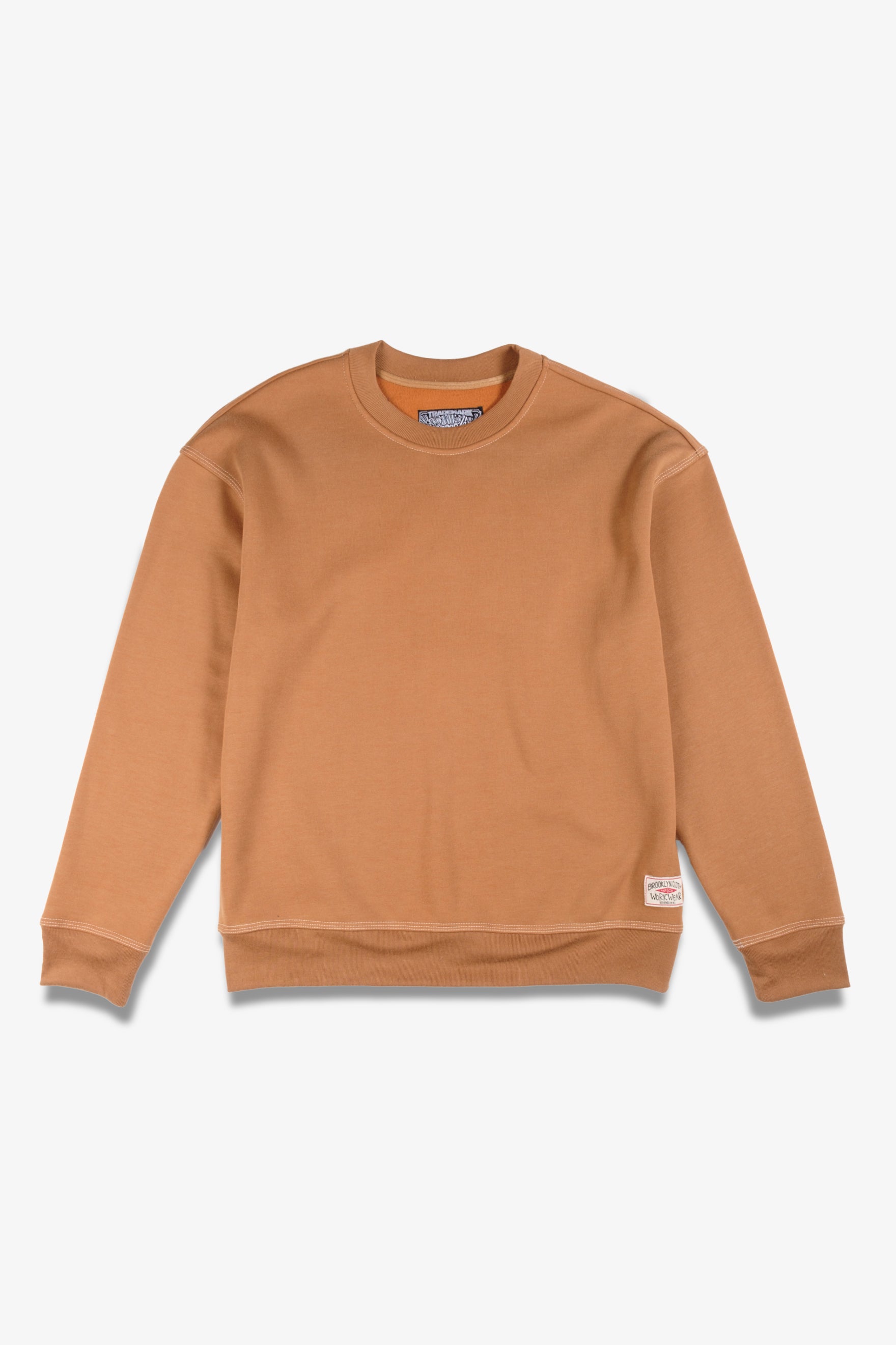 Stitched crewneck online sweatshirt