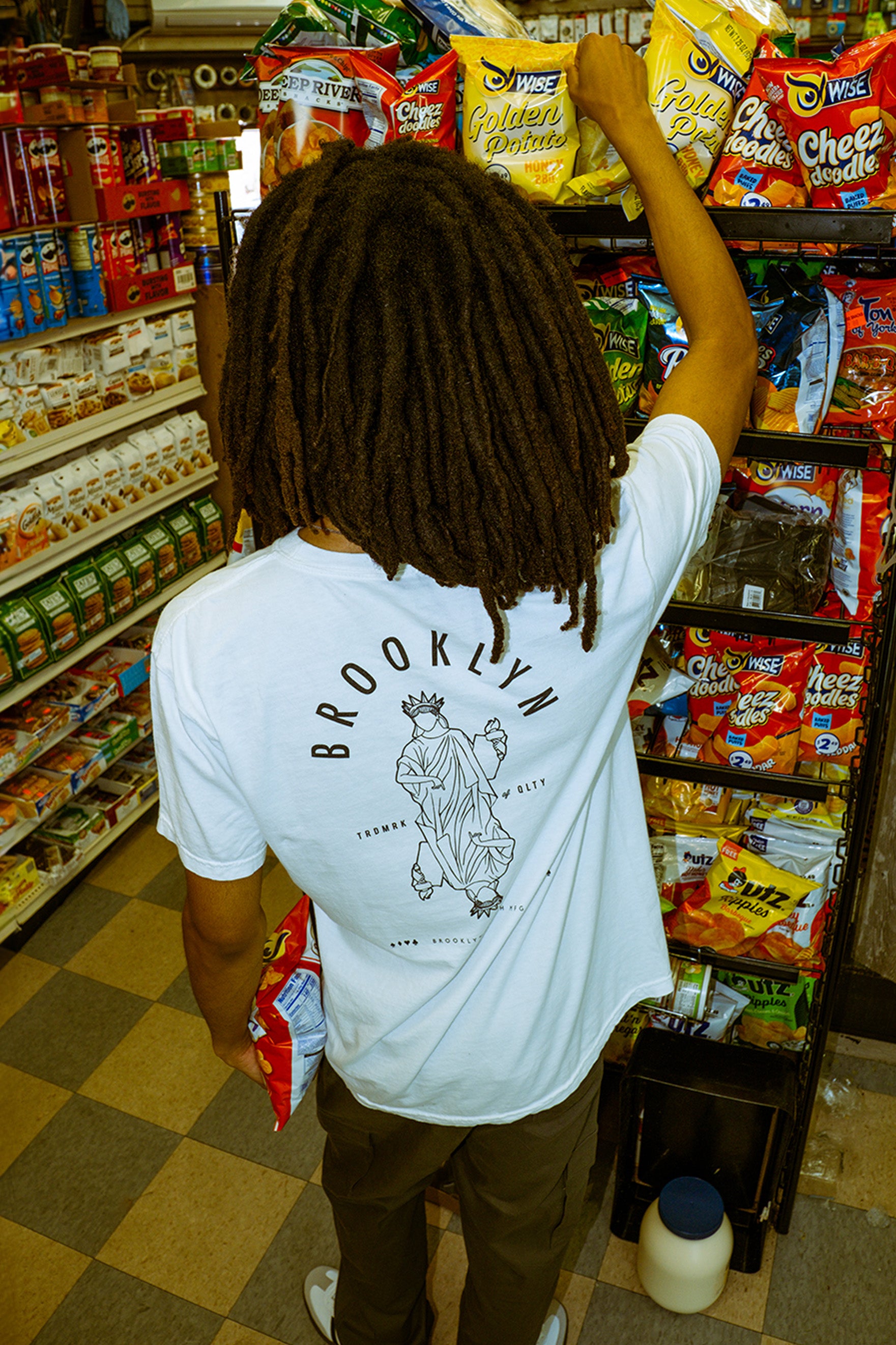 White Brooklyn Tee