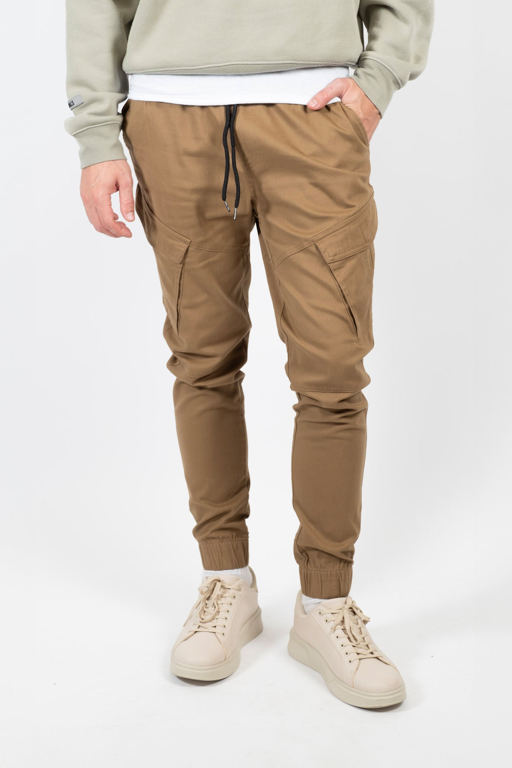Buy Slanted Cargo Pocket Stretch Twill Jogger Men's Jeans & Pants from  Buyers Picks. Find Buyers Picks fashion & more at