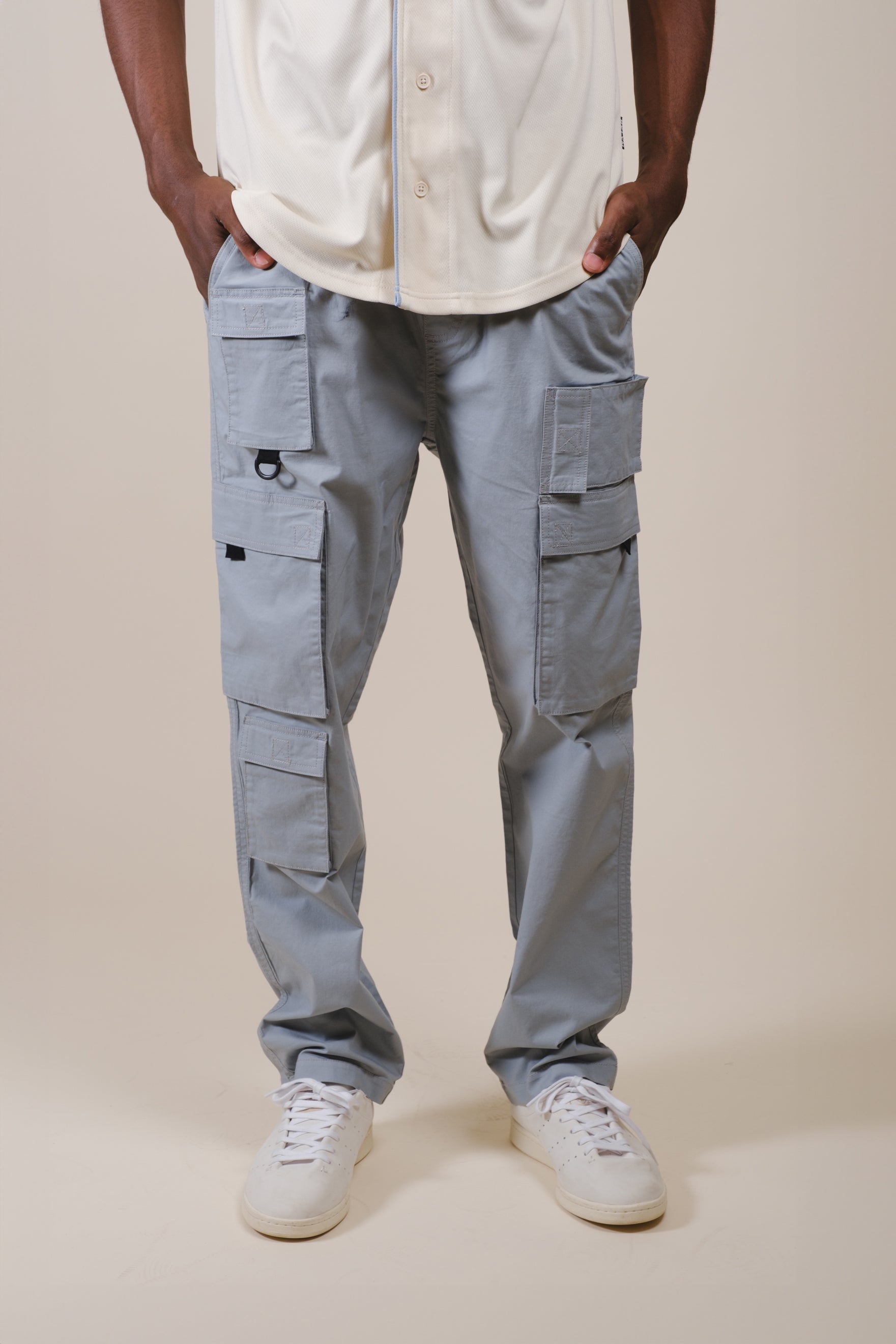 Brooklyn - Light Khaki Cotton Lycra Trousers TR19007 – Uathayam