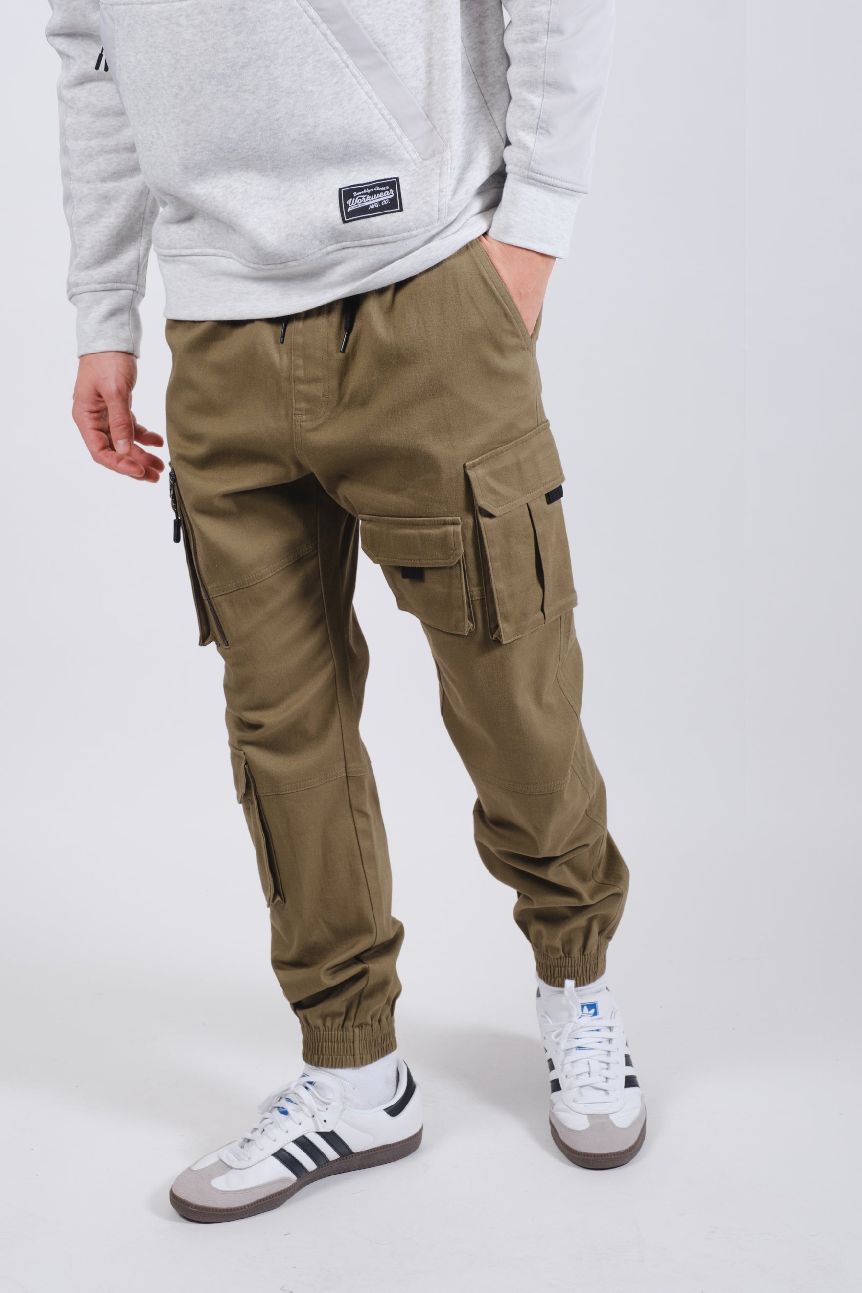 Stretch twill joggers deals