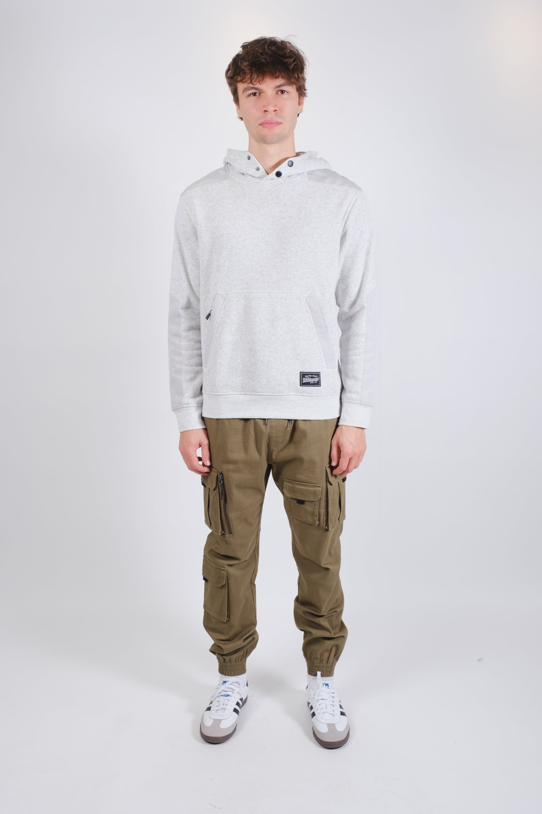 Multi Pocket Stretch Twill Cargo Jogger