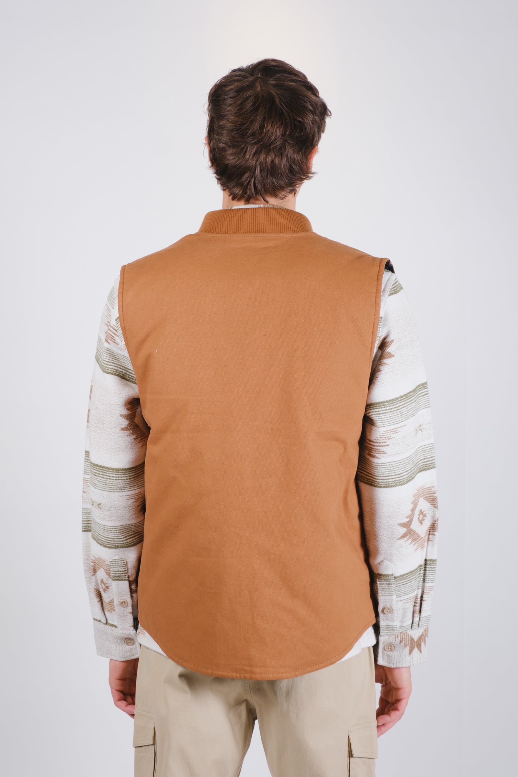 Canvas Workwear Vest by Brooklyn Cloth 
#color_tobacco