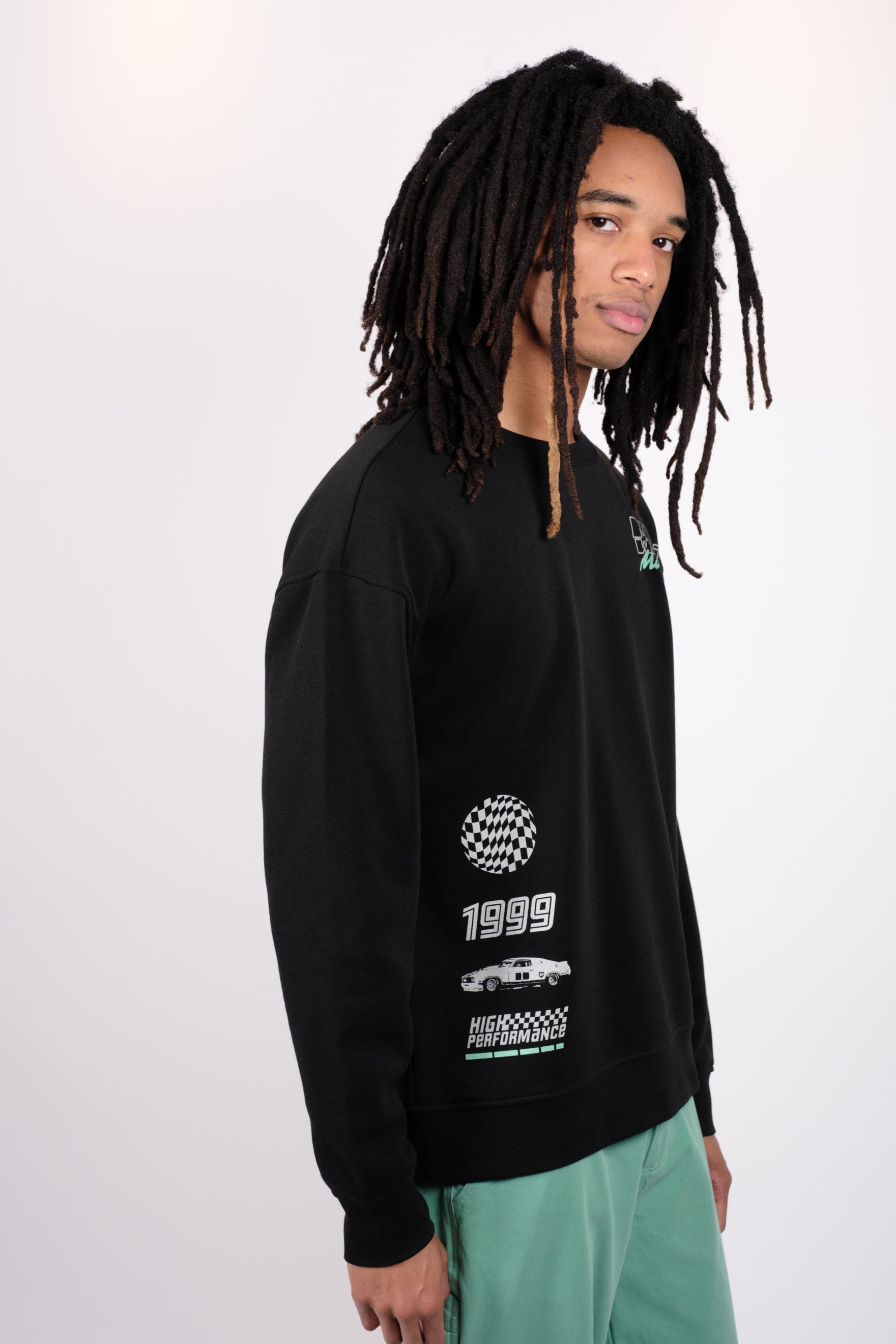 Most Wanted Motorsport Crewneck Sweatshirt | Brooklyn Cloth