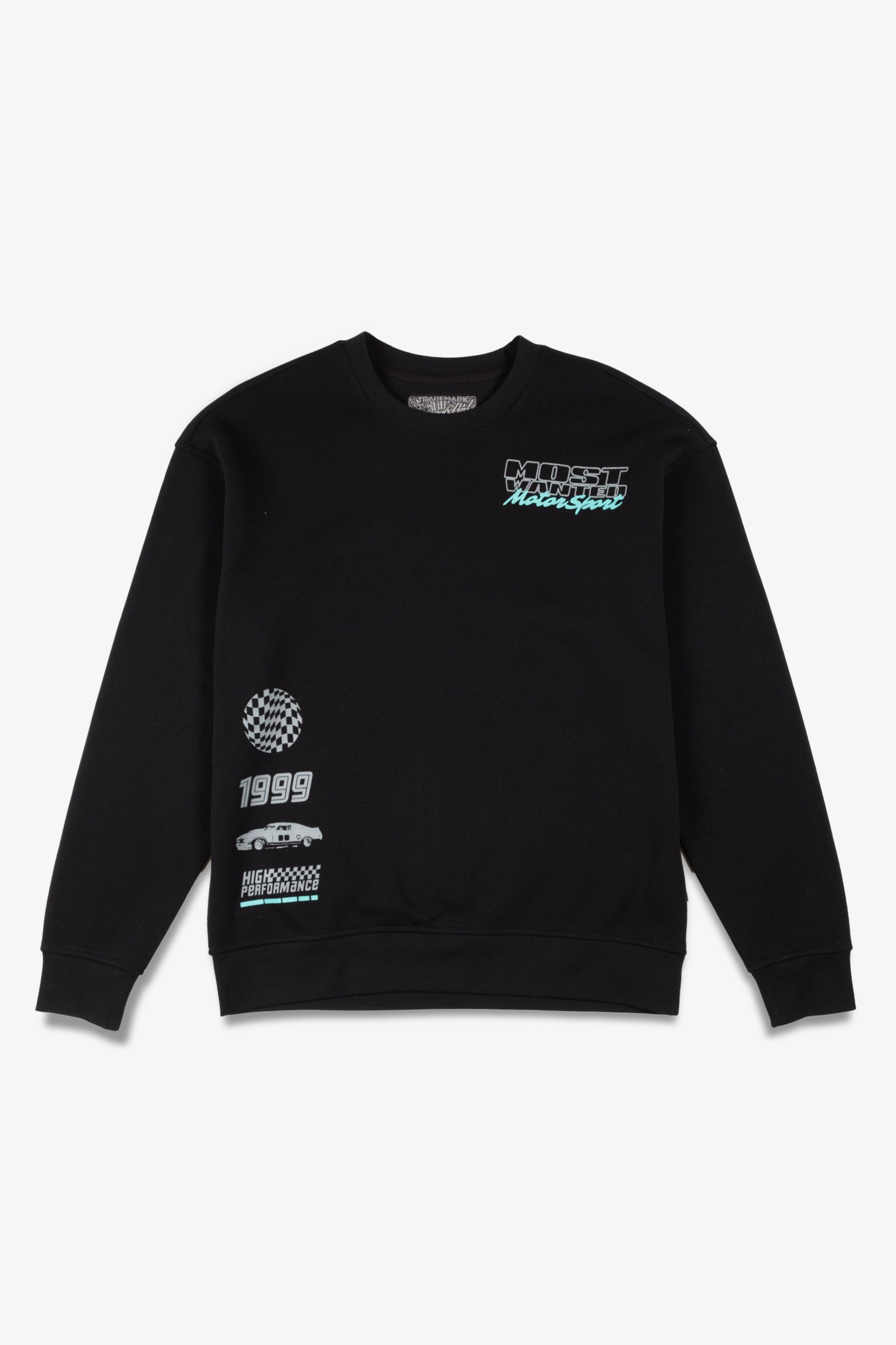 Most Wanted Motorsport Crewneck Sweatshirt | Brooklyn Cloth