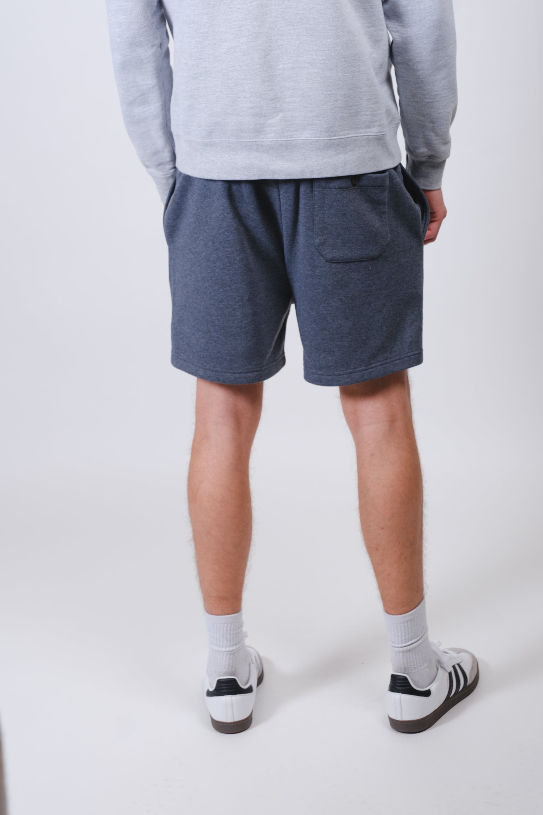 Everyday comfort 2 Pack Fleece Shorts by Brooklyn Cloth
#color_pumice stone/charcoal