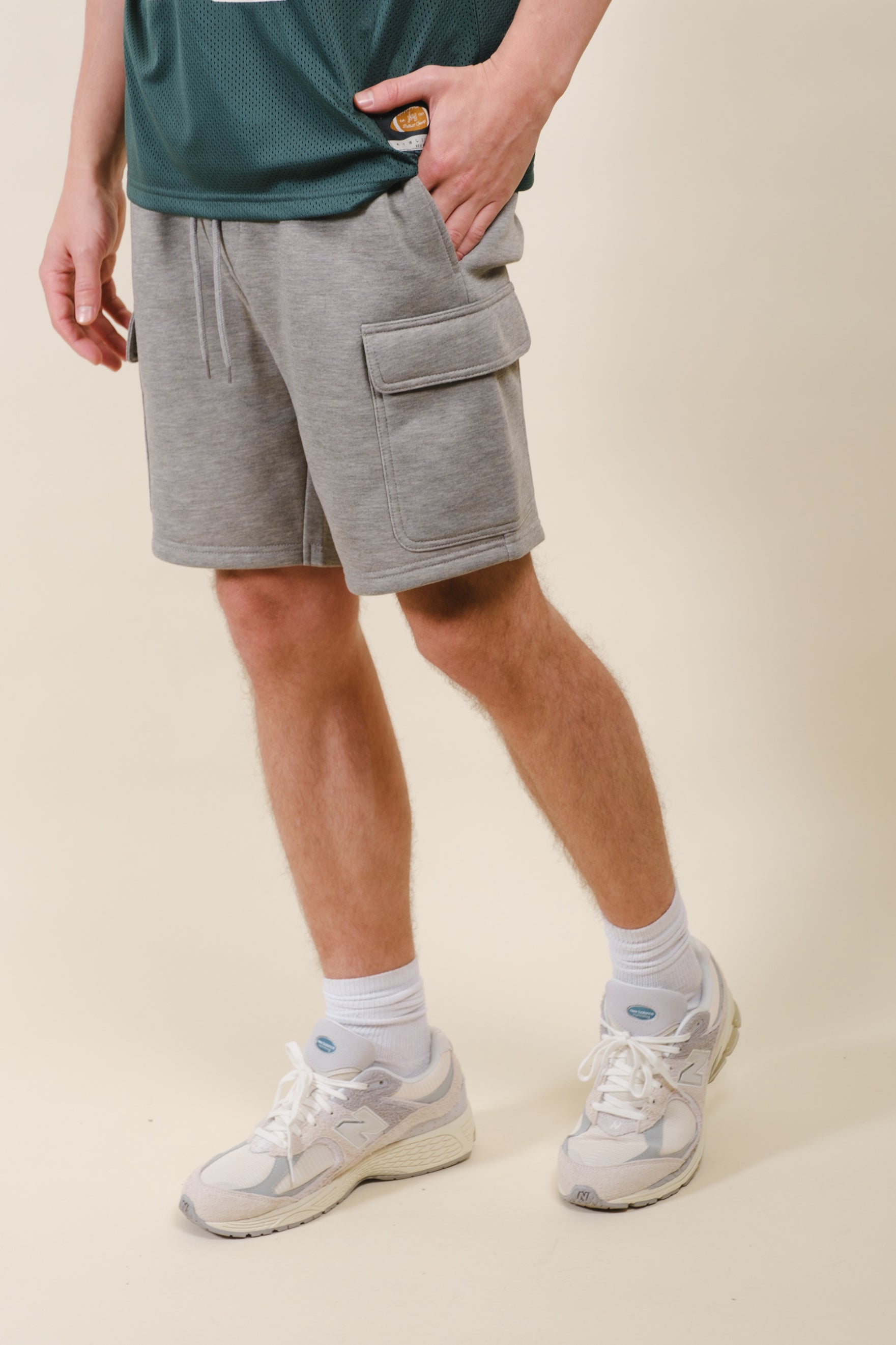 Grey shops cargo shorts