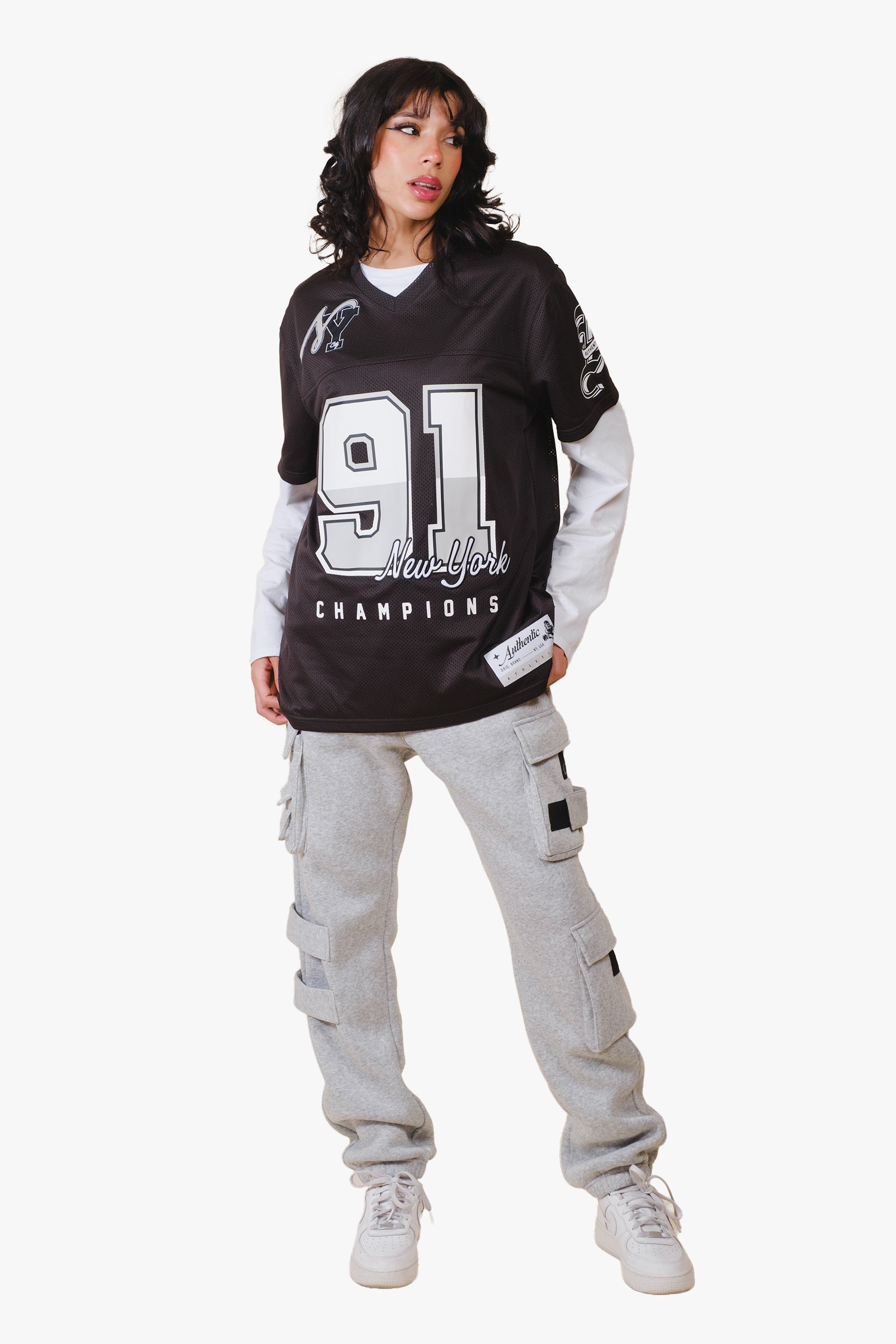 NY Mesh Football Jersey