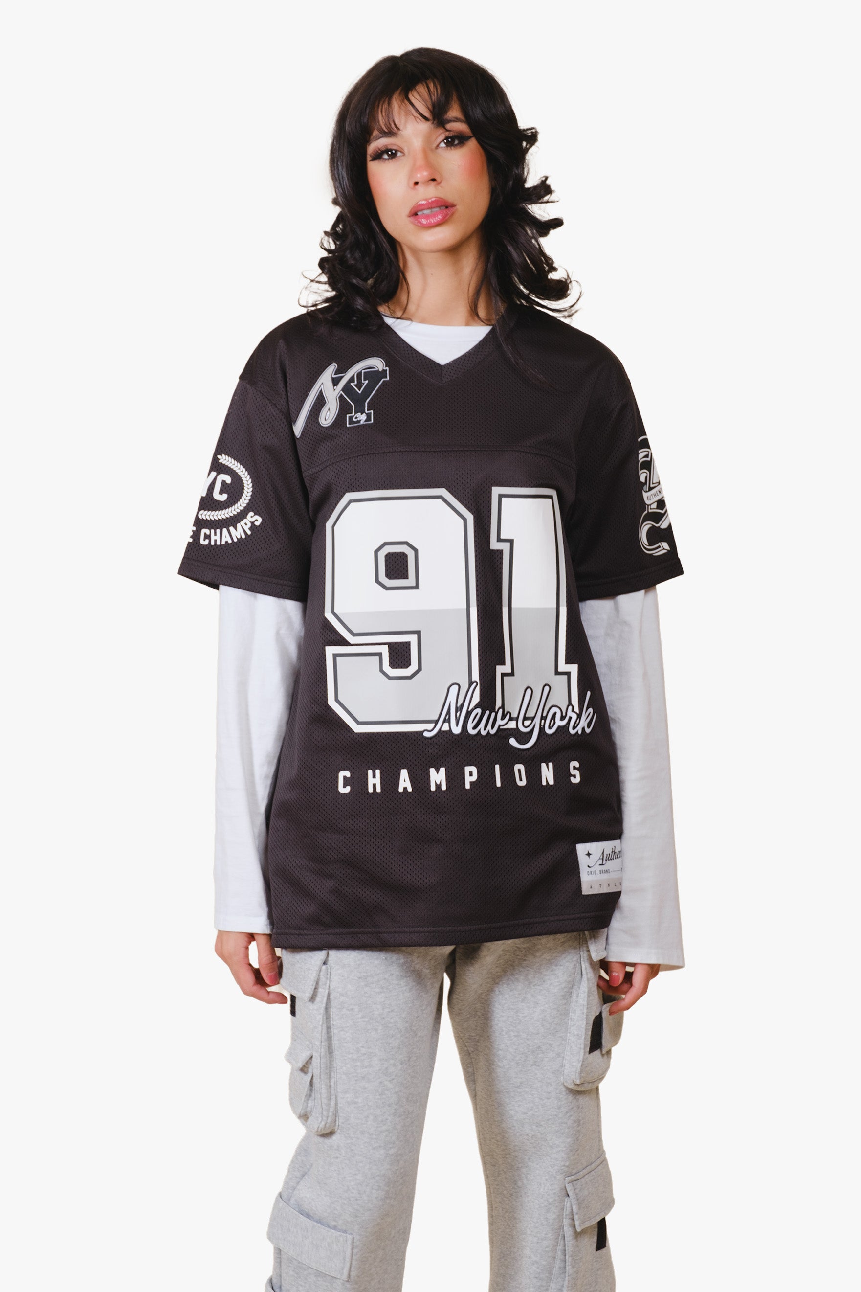 NY Mesh Football Jersey