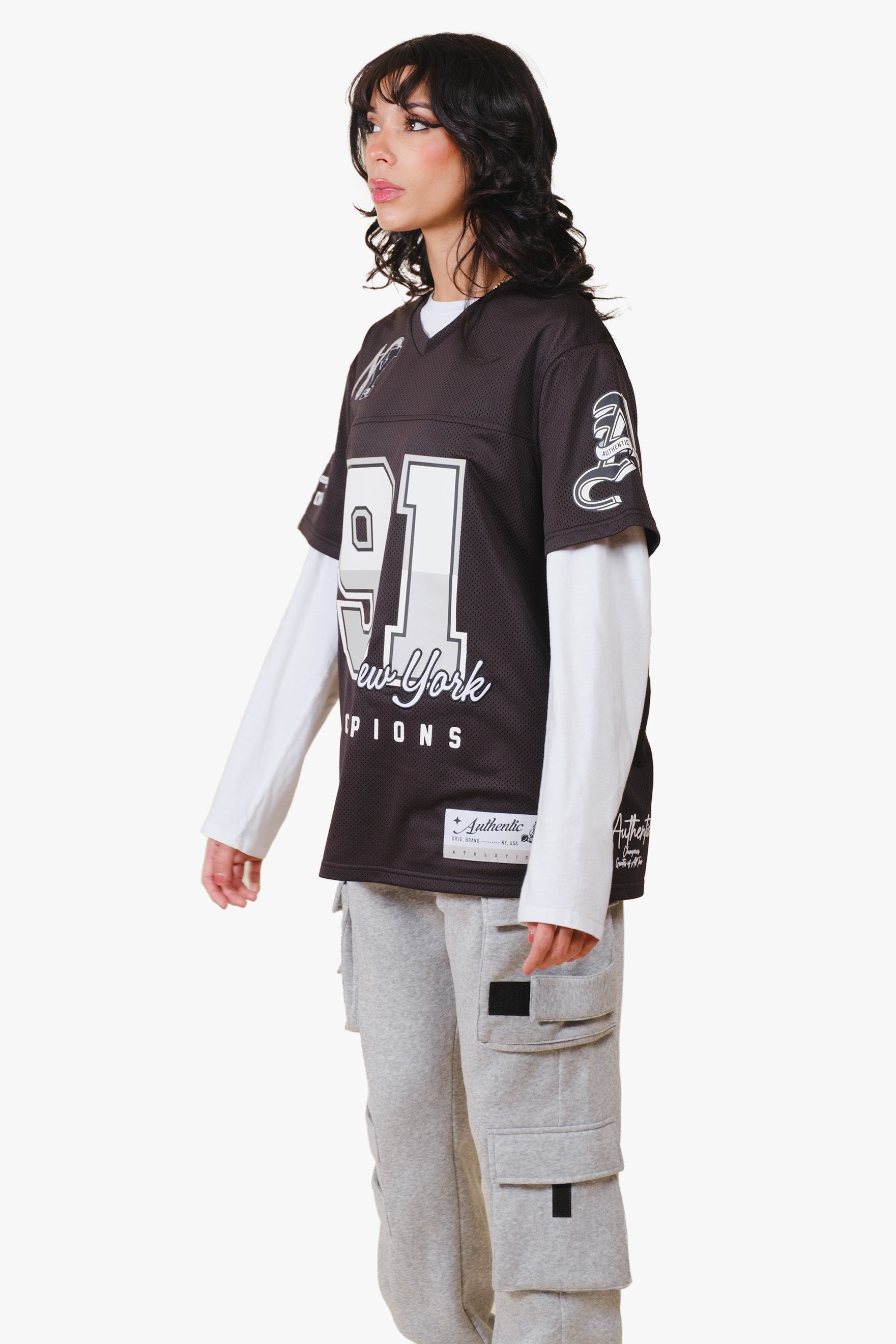 NY Mesh Football Jersey