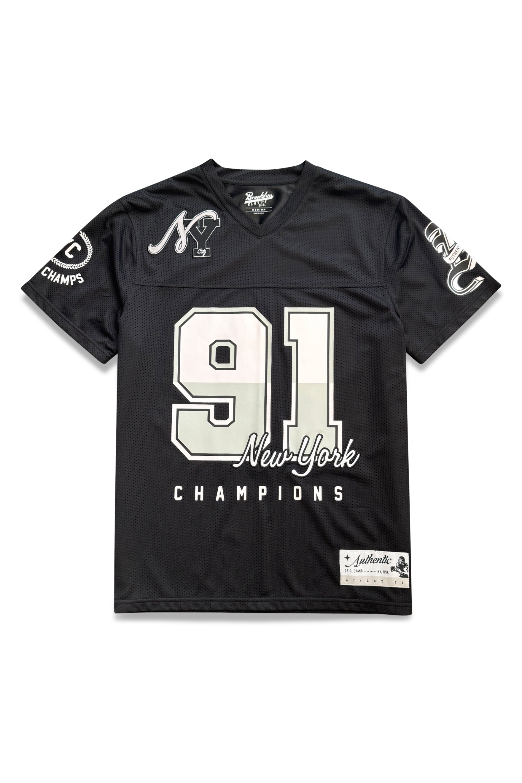 NY Mesh Football Jersey
#color_black