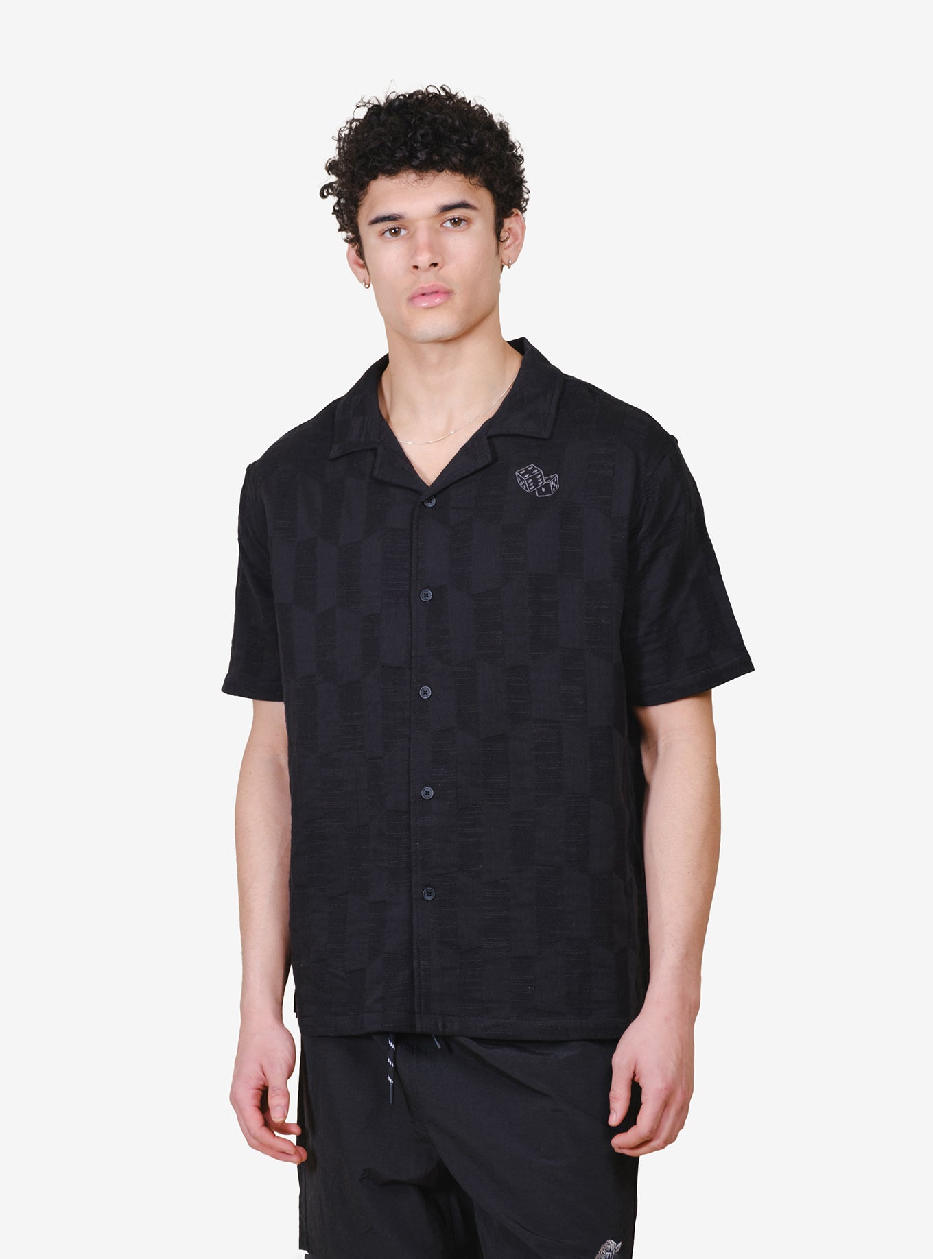 Dice Jacquard Woven Shirt