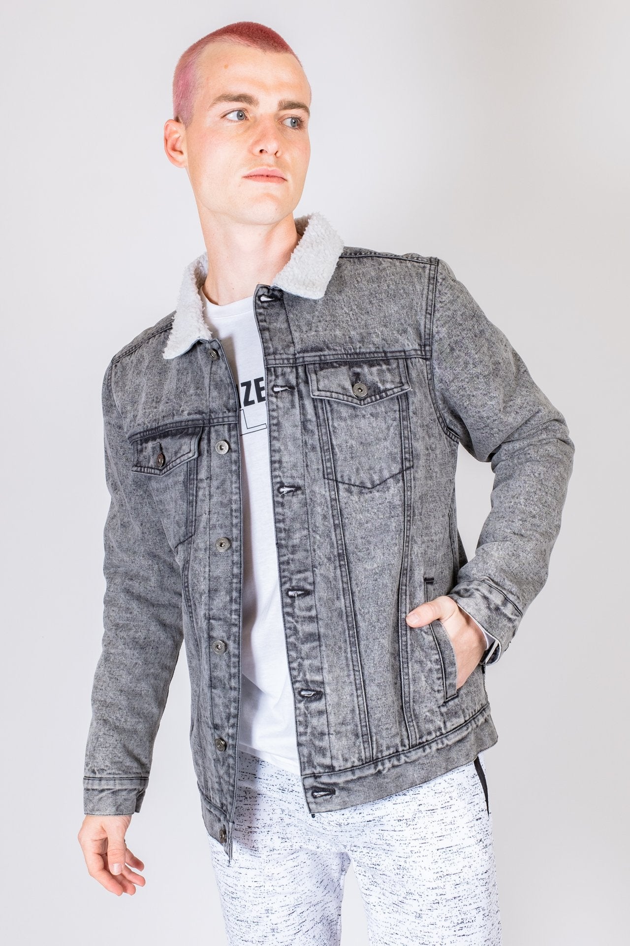 Buy Grey Jackets & Coats for Men by VOXATI Online | Ajio.com